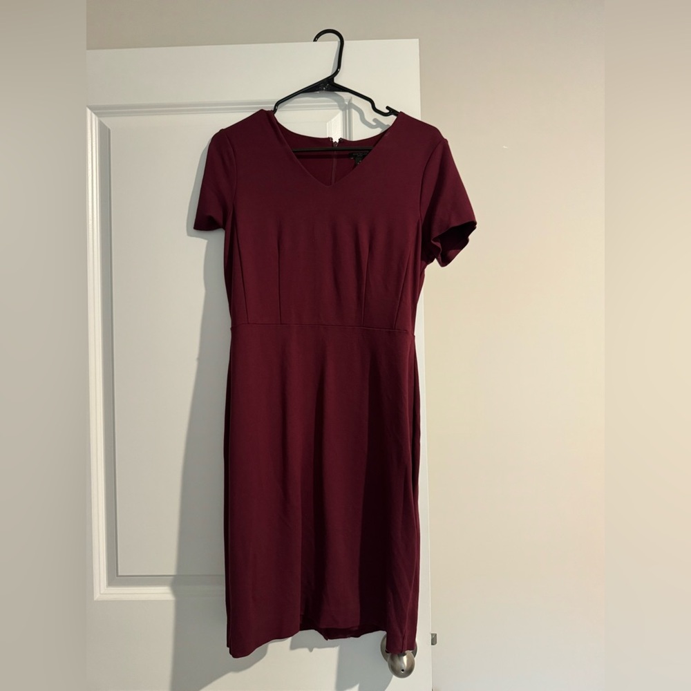 Ann Taylor maroon dress